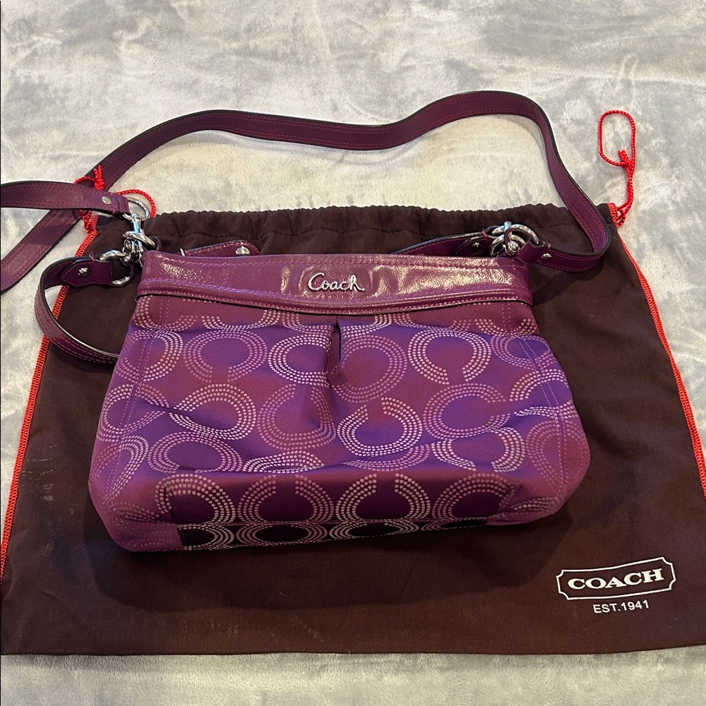 Coach Purple Crossbody Bag